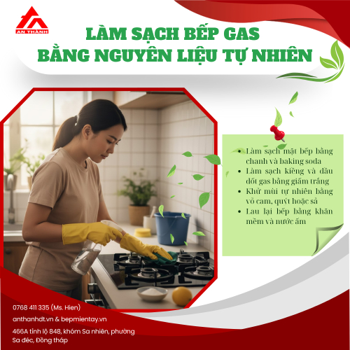 Làm Sạch Bếp Gas Chỉ Trong 10 Phút - Bí Quyết Nhỏ Giữ Bếp Luôn Sạch Bóng Bằng Nguyên Liệu Tự Nhiên