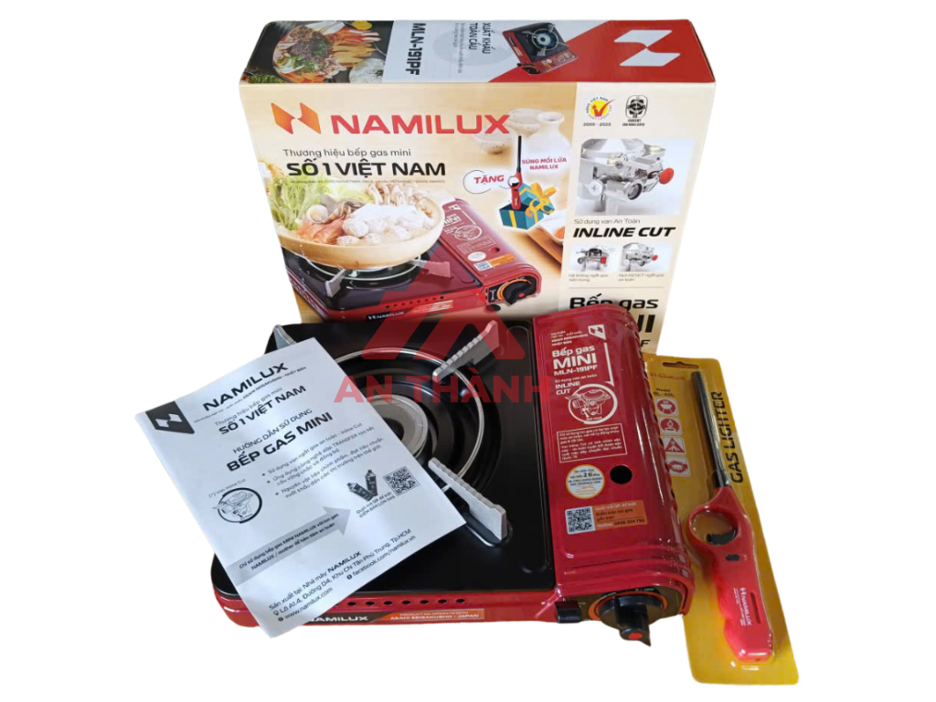 Ở trọ hay đi xa đều tiện: Bếp Gas Du Lịch Namilux MLN-211SS & MLN-191PF